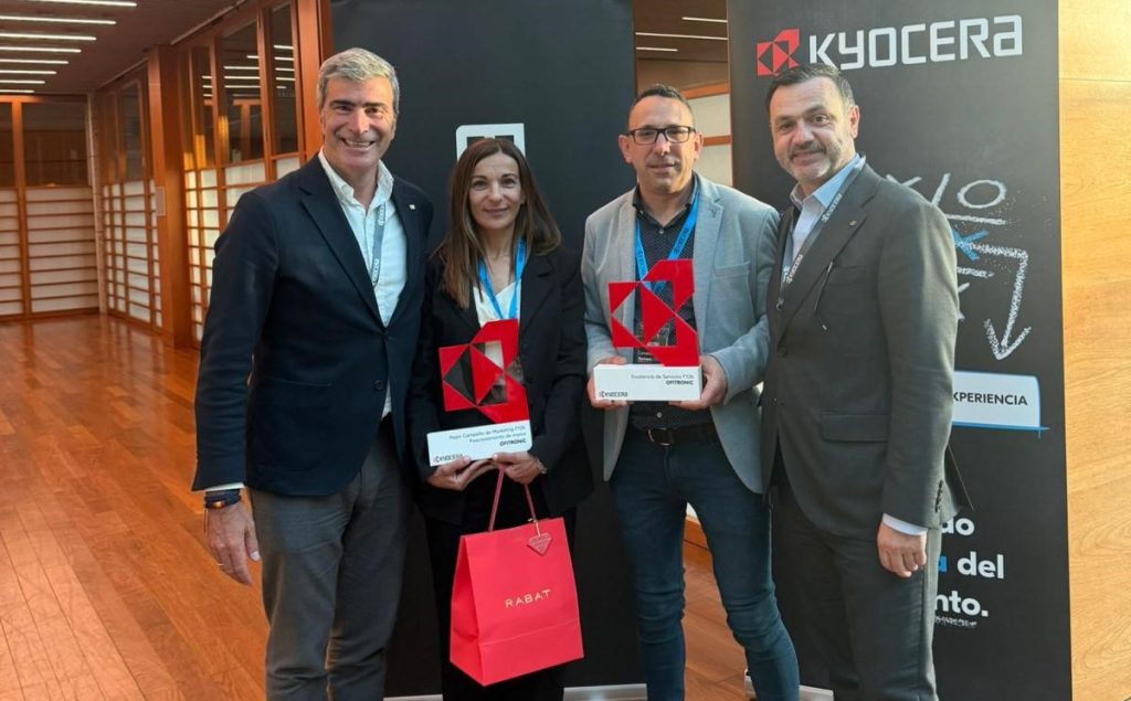 Ofitronic recibe dos premios en la Convención de Partners 2026 de Kyocera España